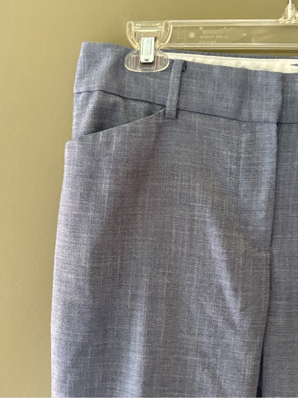 Talbots Hampshire Ankle Pants Chambray Size 6 - Picture 6 of 14